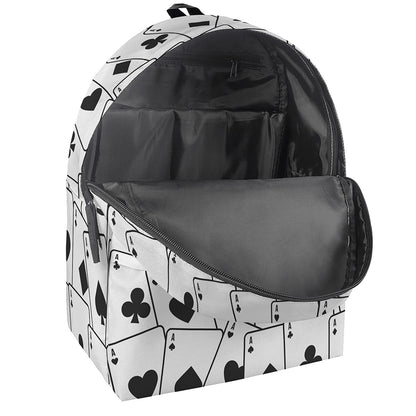 Ace Playing Cards Pattern Print Backpack