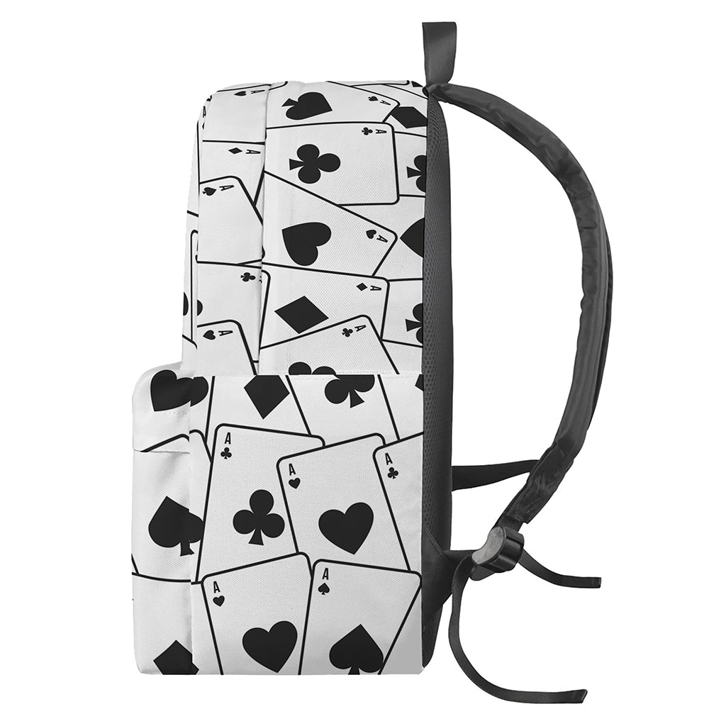 Ace Playing Cards Pattern Print Backpack