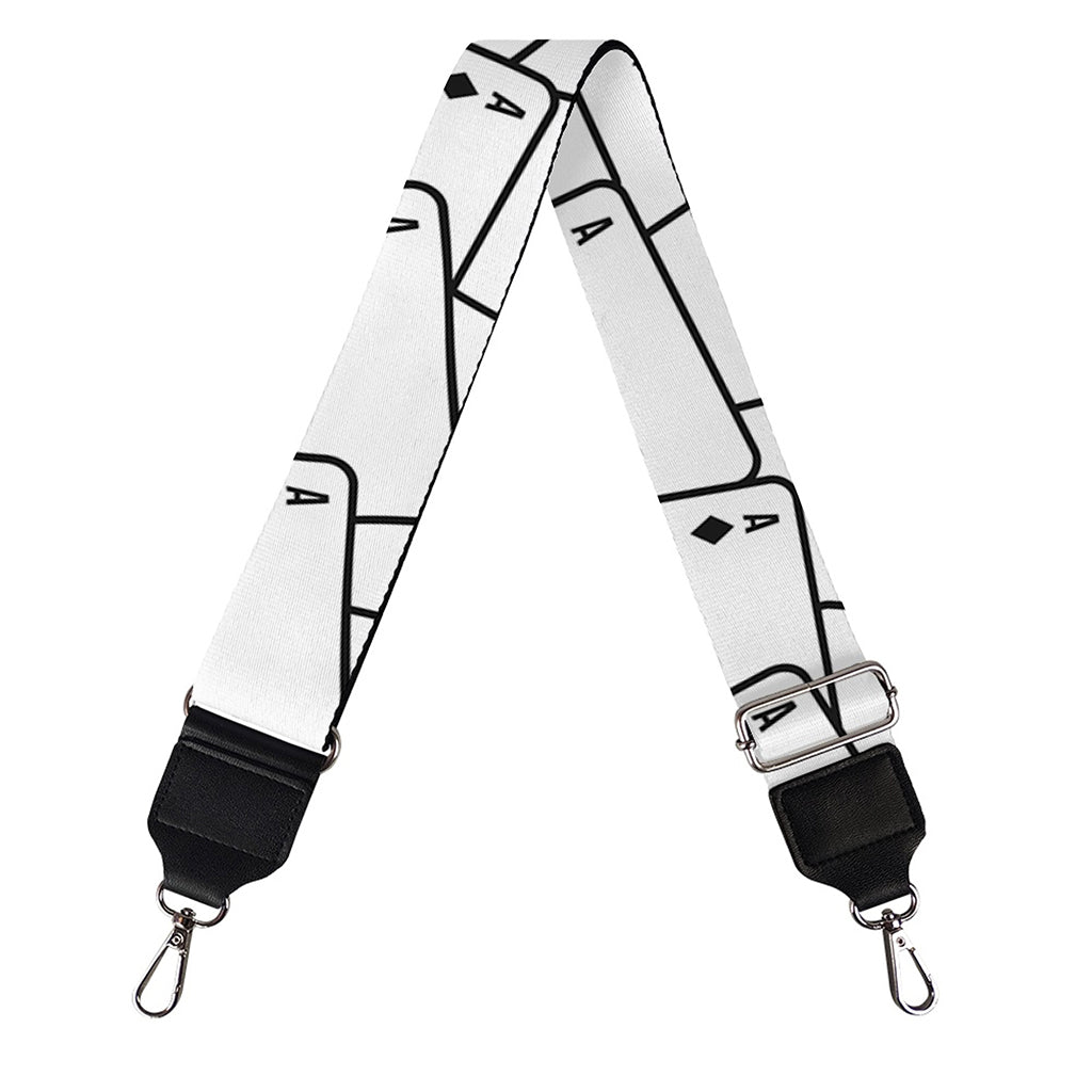 Ace Playing Cards Pattern Print Bag Strap