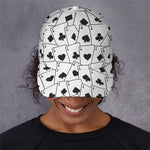 Ace Playing Cards Pattern Print Baseball Cap