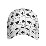 Ace Playing Cards Pattern Print Baseball Cap