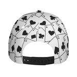 Ace Playing Cards Pattern Print Baseball Cap