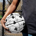 Ace Playing Cards Pattern Print Basketball