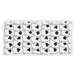 Ace Playing Cards Pattern Print Beach Towel