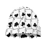 Ace Playing Cards Pattern Print Beanie
