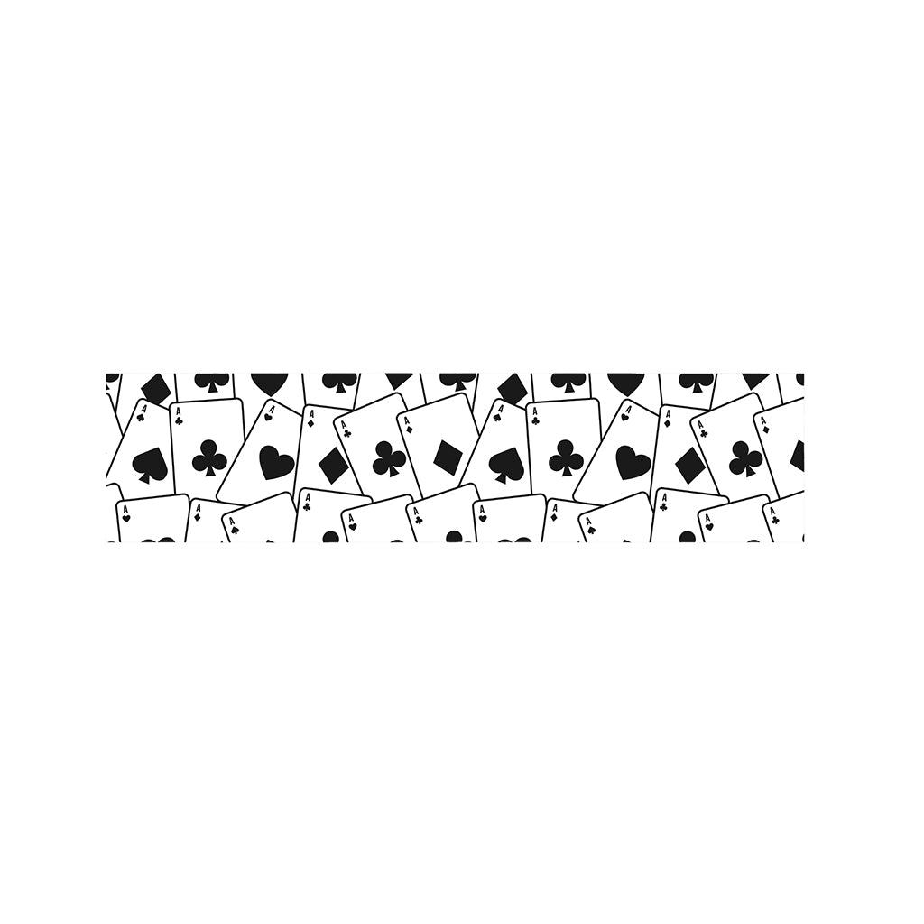 Ace Playing Cards Pattern Print Bed Runner
