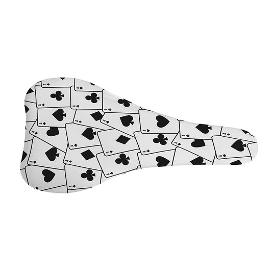 Ace Playing Cards Pattern Print Bicycle Seat Cover