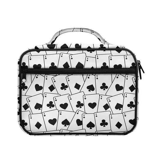 Ace Playing Cards Pattern Print Briefcase Bible Bag