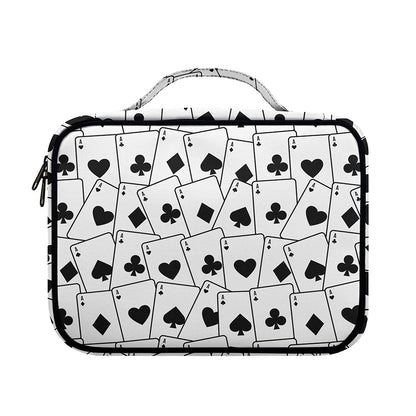 Ace Playing Cards Pattern Print Briefcase Bible Bag