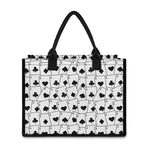 Ace Playing Cards Pattern Print Canvas Tote Bag