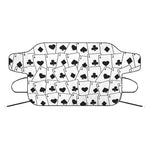 Ace Playing Cards Pattern Print Car Windshield Snow Cover