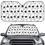 Ace Playing Cards Pattern Print Car Windshield Sun Shade