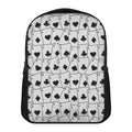 Ace Playing Cards Pattern Print Casual Backpack