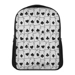 Ace Playing Cards Pattern Print Casual Backpack