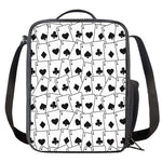 Ace Playing Cards Pattern Print Crossbody Lunch Bag