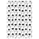 Ace Playing Cards Pattern Print Curtain