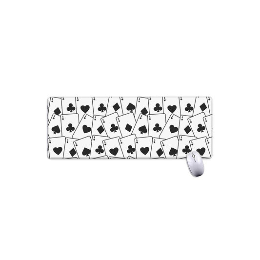 Ace Playing Cards Pattern Print Extended Mouse Pad