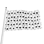 Ace Playing Cards Pattern Print Flag