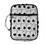 Ace Playing Cards Pattern Print Front Pocket Bible Bag