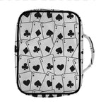 Ace Playing Cards Pattern Print Front Pocket Bible Bag