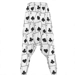 Ace Playing Cards Pattern Print Hammer Pants