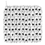 Ace Playing Cards Pattern Print Hand Towel