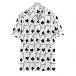 Ace Playing Cards Pattern Print Hawaiian Shirt