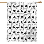 Ace Playing Cards Pattern Print House Flag
