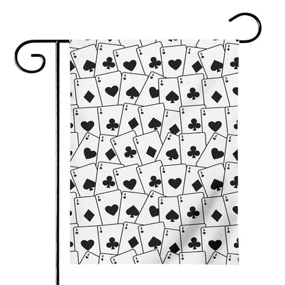 Ace Playing Cards Pattern Print House Flag