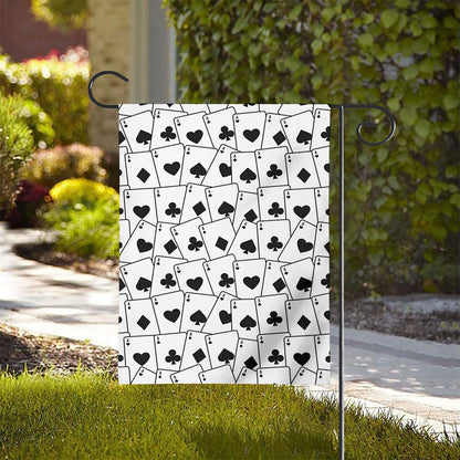 Ace Playing Cards Pattern Print House Flag