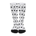 Ace Playing Cards Pattern Print Long Socks