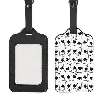 Ace Playing Cards Pattern Print Luggage Tag