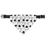 Ace Playing Cards Pattern Print Over The Collar Dog Bandana