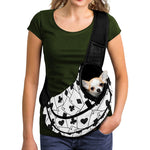 Ace Playing Cards Pattern Print Pet Sling Carrier