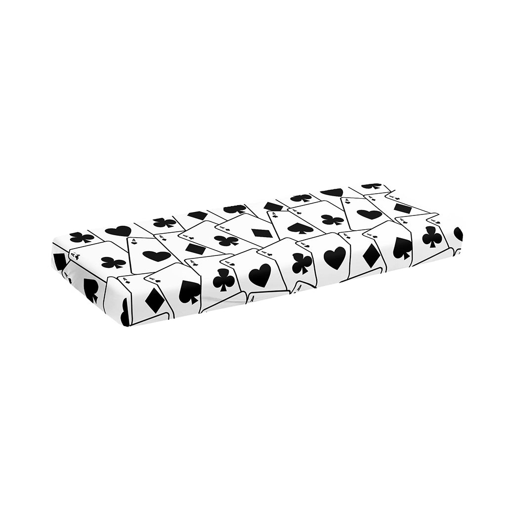 Ace Playing Cards Pattern Print Piano Keyboard Cover