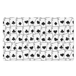Ace Playing Cards Pattern Print Polyester Doormat