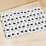 Ace Playing Cards Pattern Print Polyester Doormat