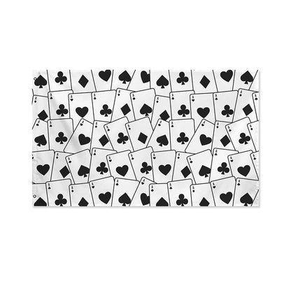 Ace Playing Cards Pattern Print Polyester Flag