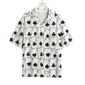 Ace Playing Cards Pattern Print Rayon Hawaiian Shirt