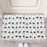 Ace Playing Cards Pattern Print Rubber Doormat