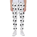 Ace Playing Cards Pattern Print Joggers