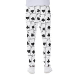 Ace Playing Cards Pattern Print Scuba Joggers
