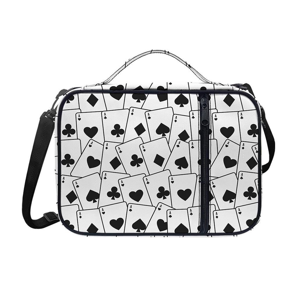 Ace Playing Cards Pattern Print Shoulder Strap Bible Bag