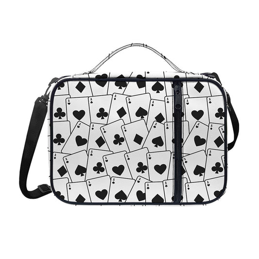 Ace Playing Cards Pattern Print Shoulder Strap Bible Bag