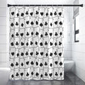 Ace Playing Cards Pattern Print Shower Curtain