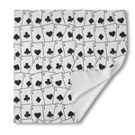 Ace Playing Cards Pattern Print Silk Bandana