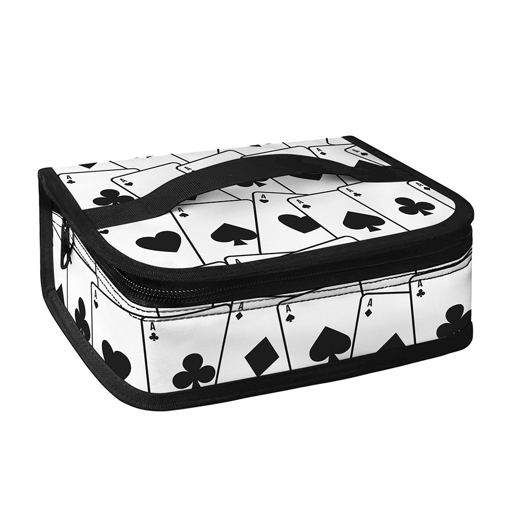 Ace Playing Cards Pattern Print Small Lunch Bag