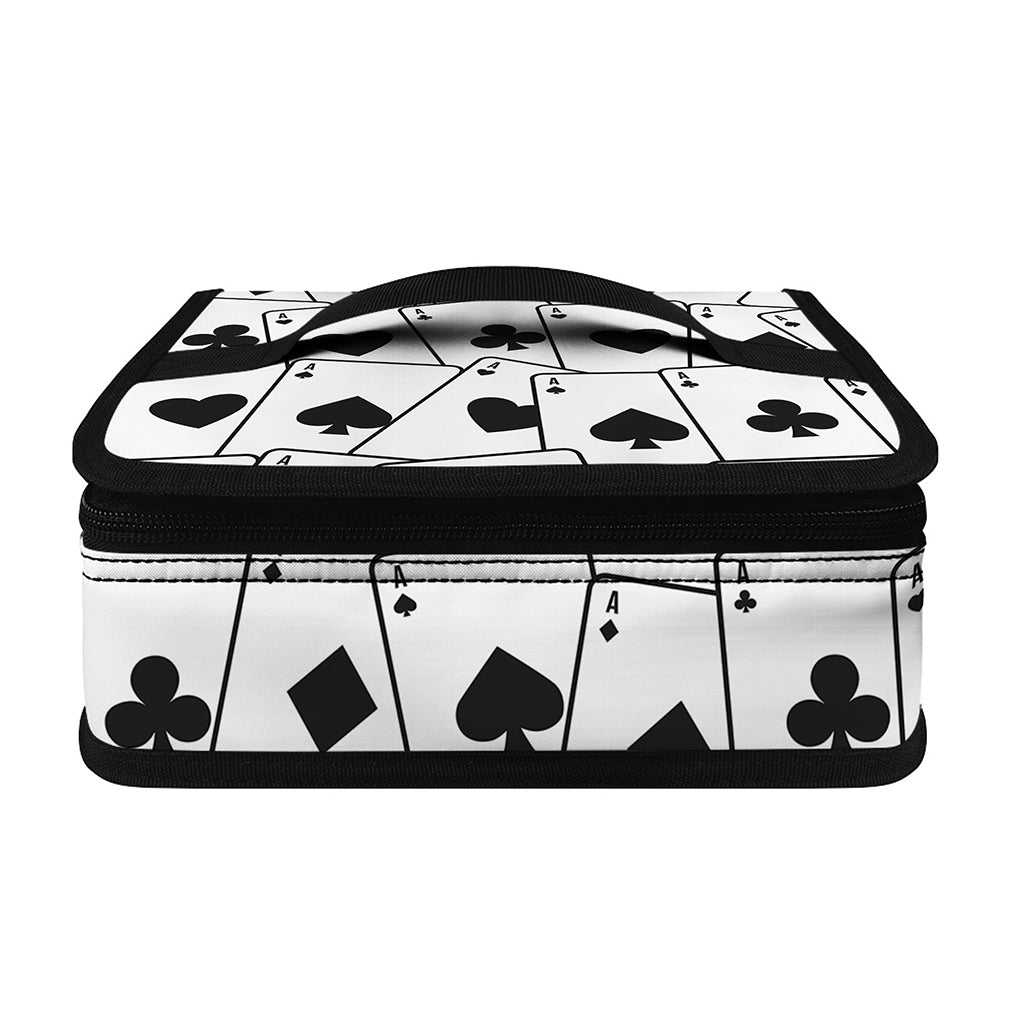 Ace Playing Cards Pattern Print Small Lunch Bag