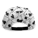 Ace Playing Cards Pattern Print Snapback Cap
