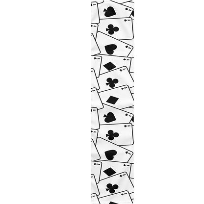 Ace Playing Cards Pattern Print Table Runner